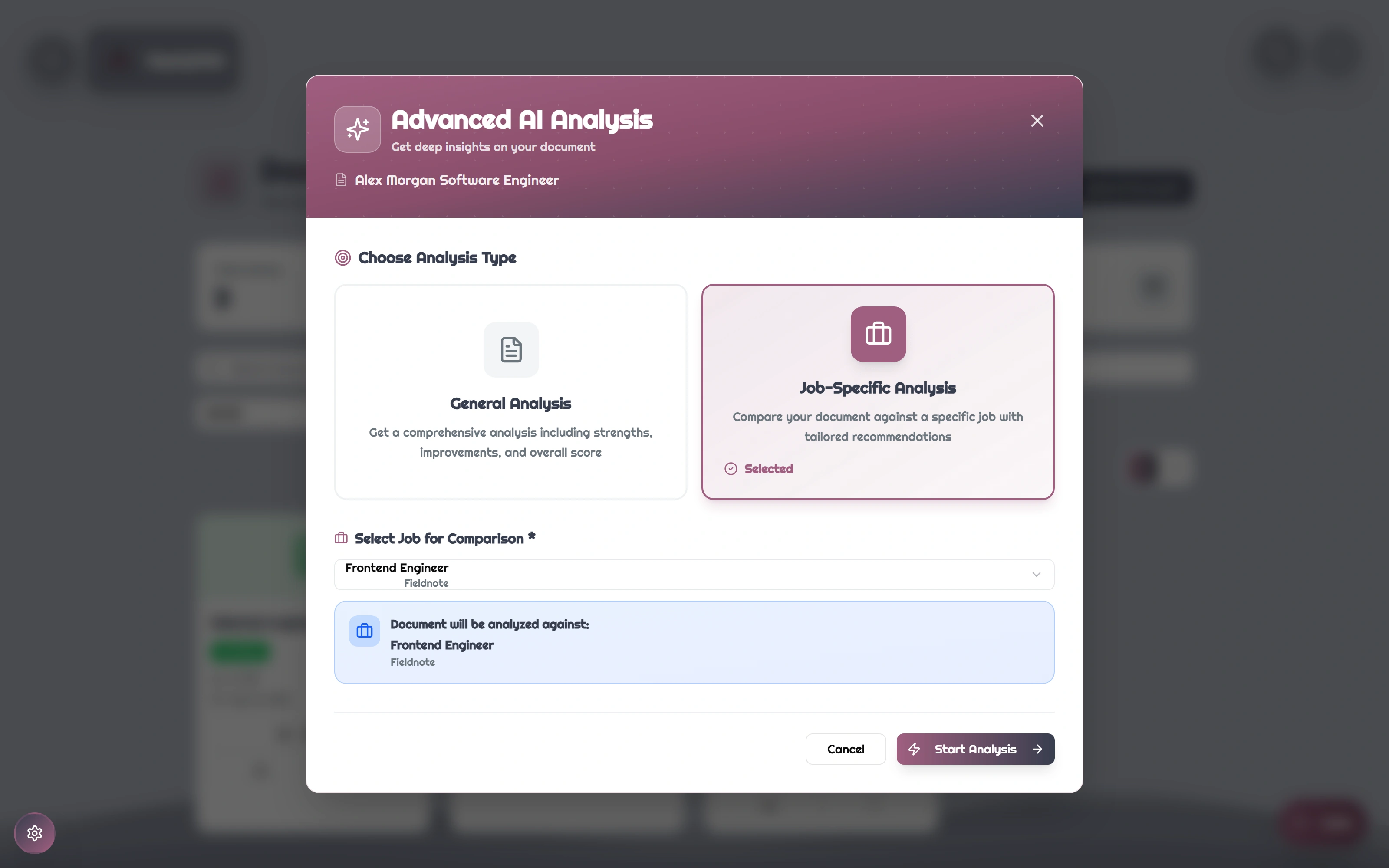 Applytide: Choose the role you are applying for