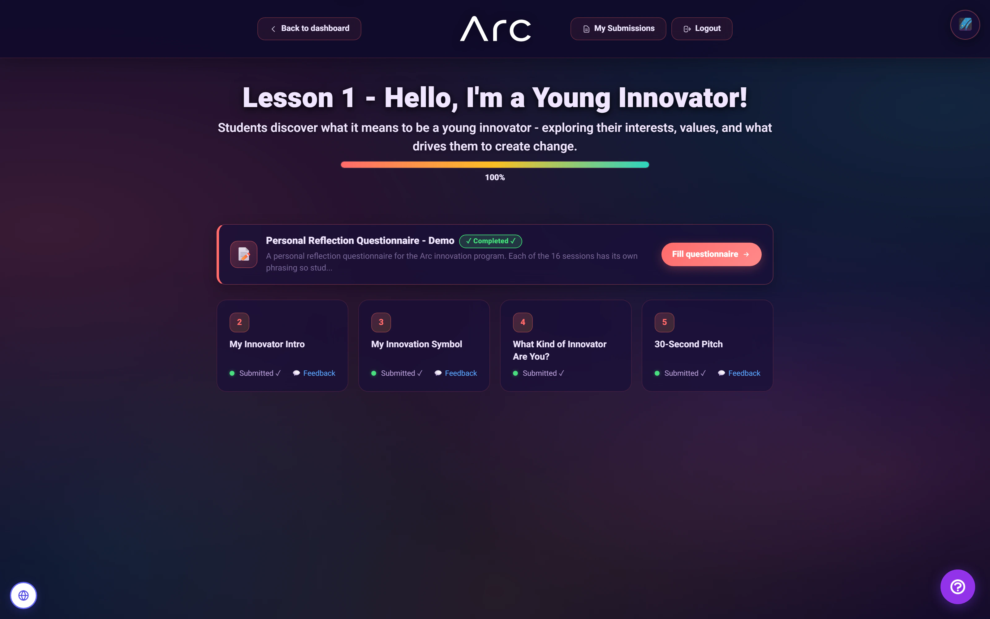 Arc: A lesson from the student side